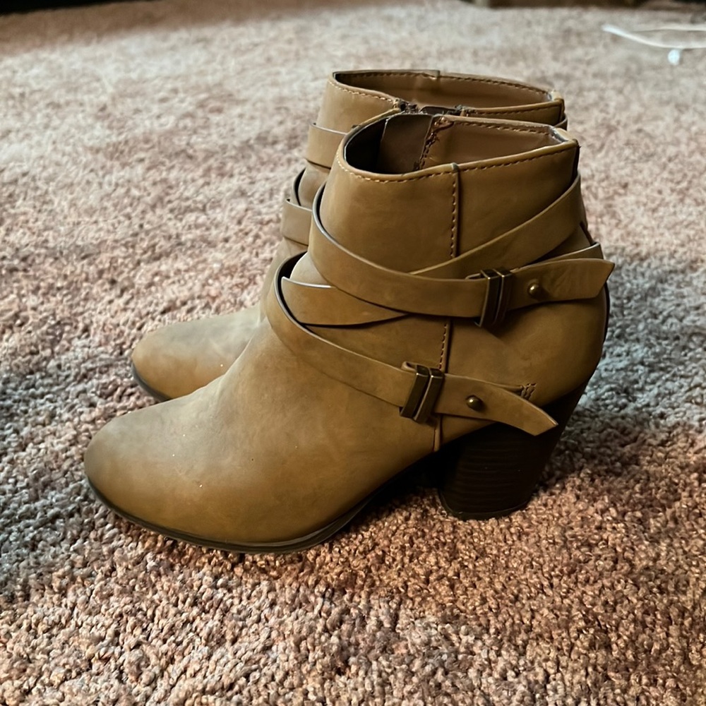Brown booties